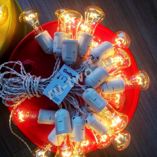 Студия светового декора  Svetloff - Гирлянды с лампами накаливания